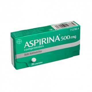 ASPIRINA 500 MG  20 COMP