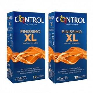 CONTROL FINISSIMO XL PRESERVATIVOS 12 + 12 U PAC